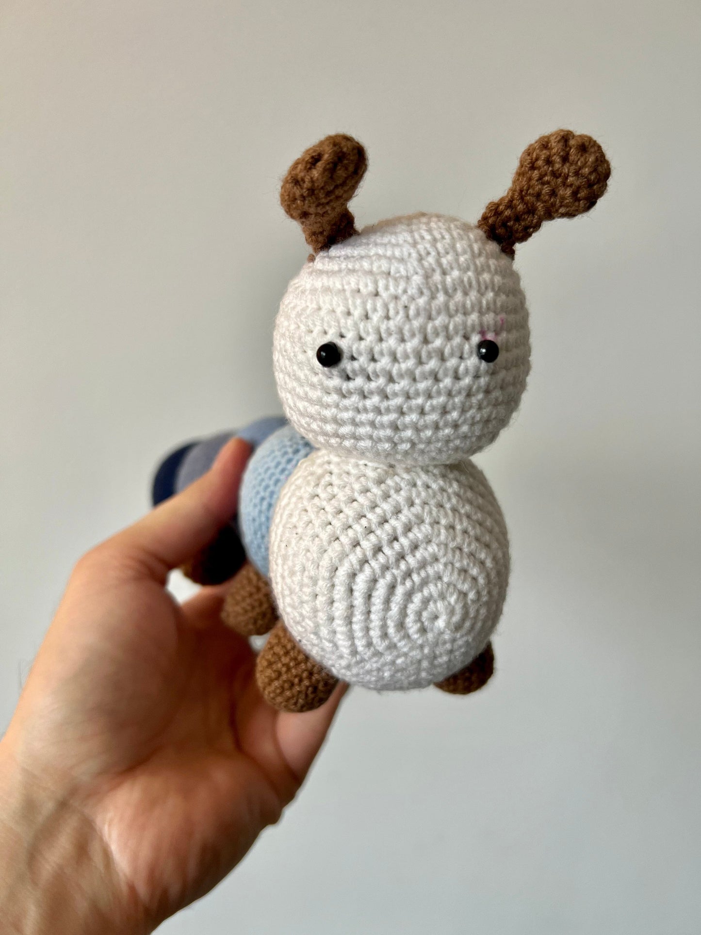 Crochet Little Cute Caterpillar Toy