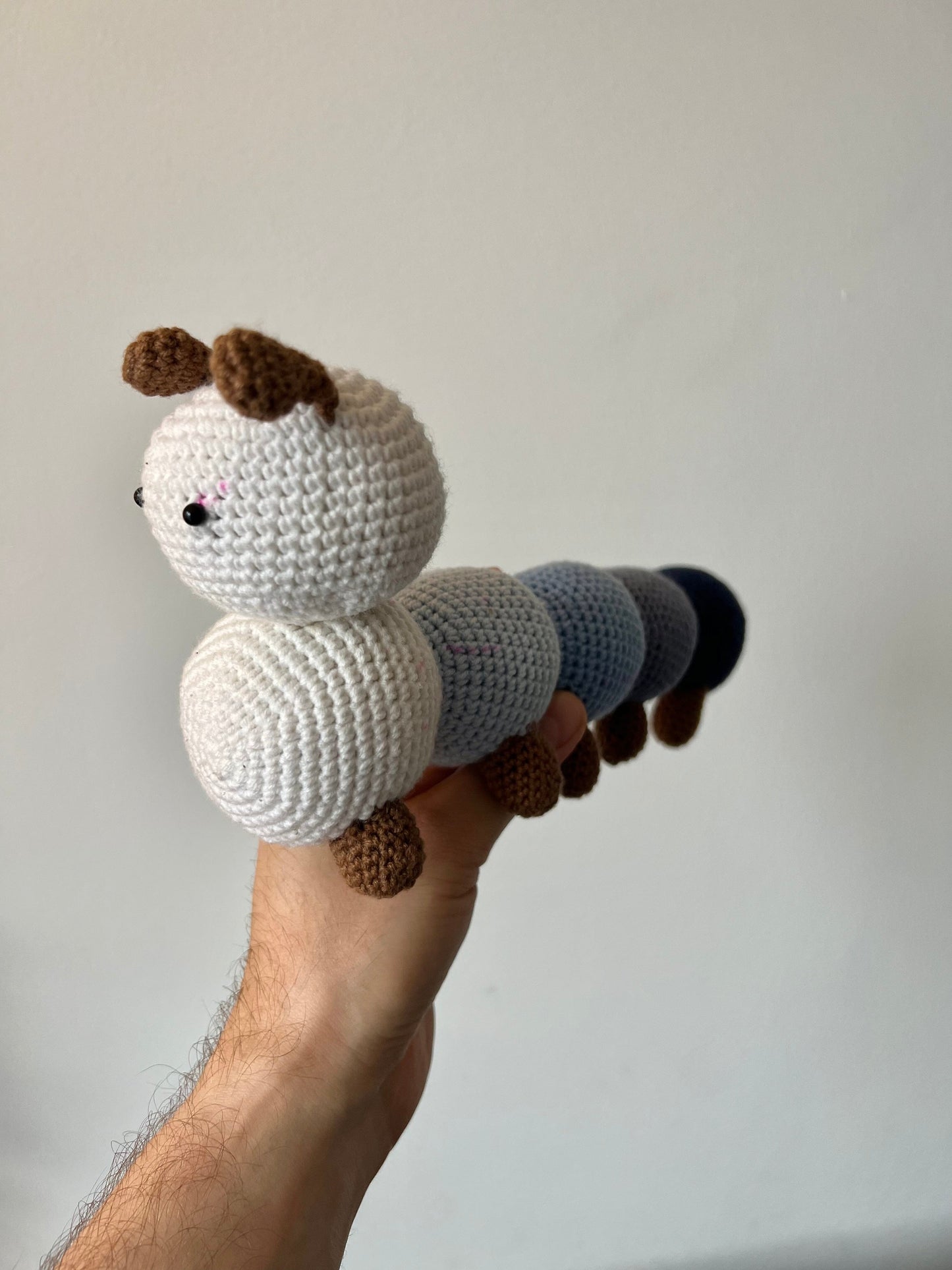 Crochet Little Cute Caterpillar Toy