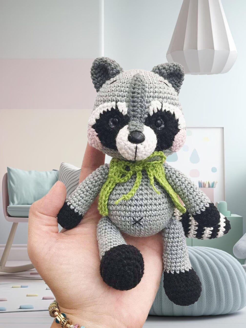 Crochet Raccoon Toy