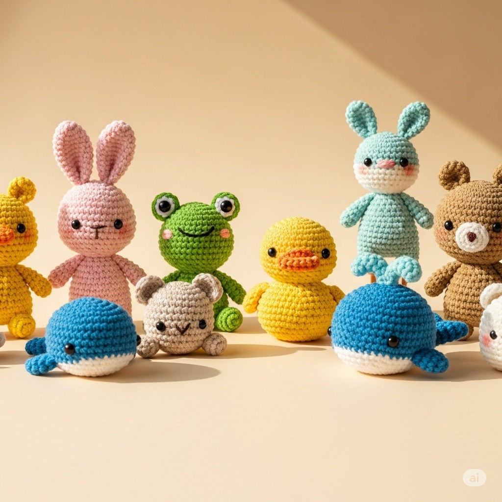 Amigurumi Crochet Animals – From Japanese Culture to the Global Handmade World