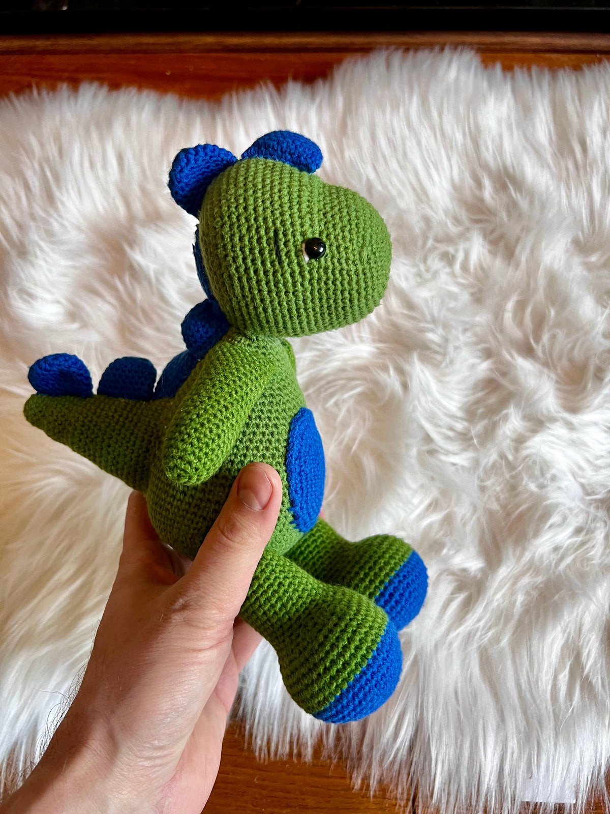 Crochet Little Dino Toy