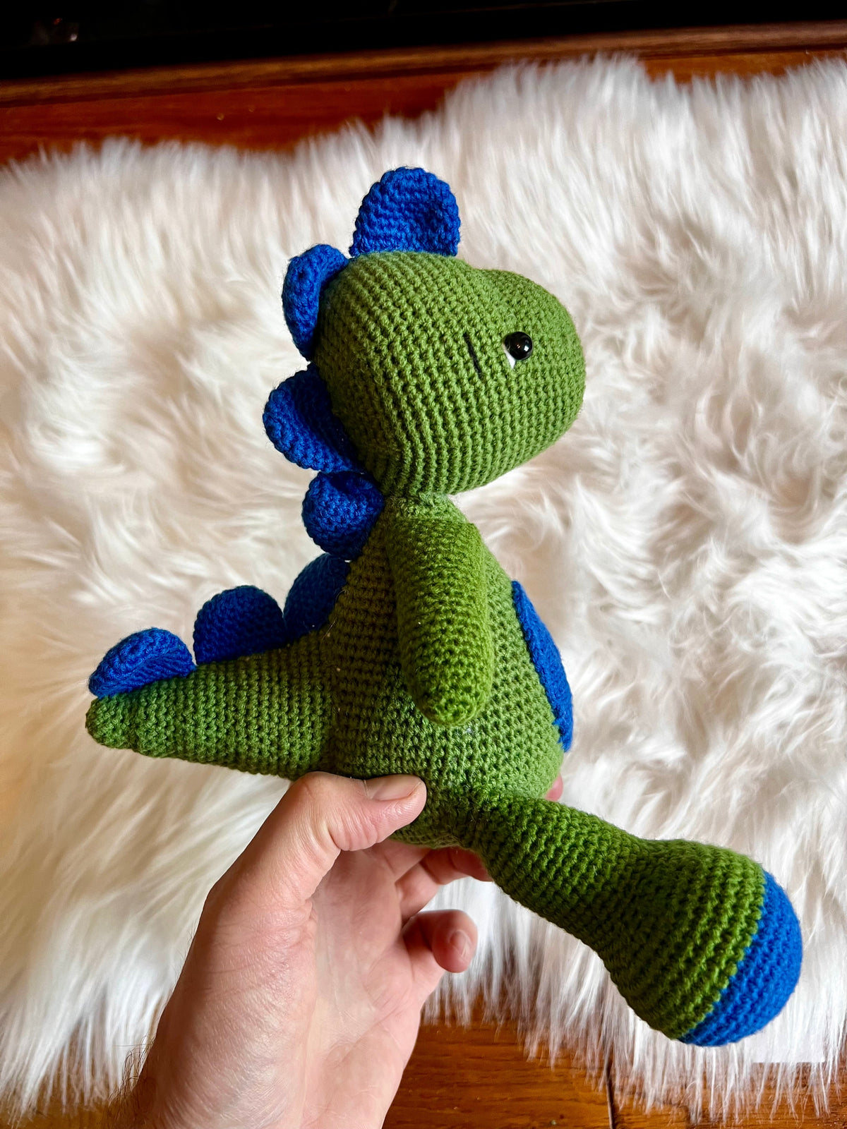Crochet Little Dino Toy