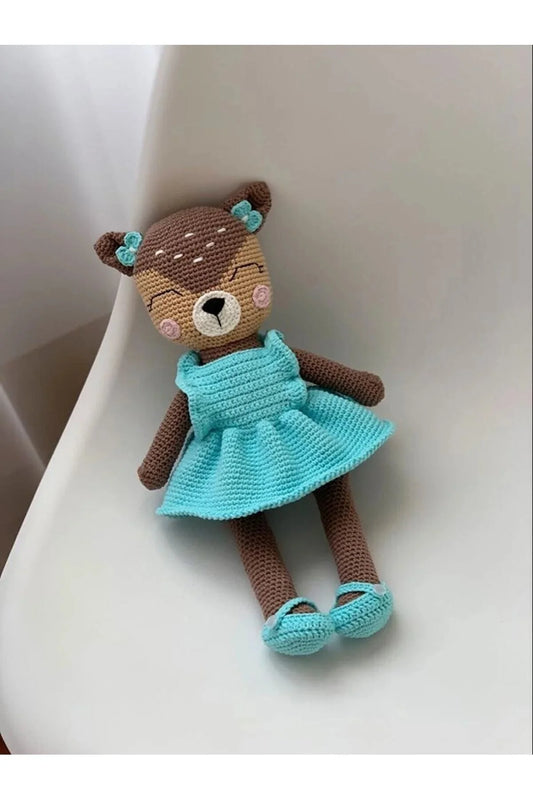 Crochet Cute Baby Gazelle Toy
