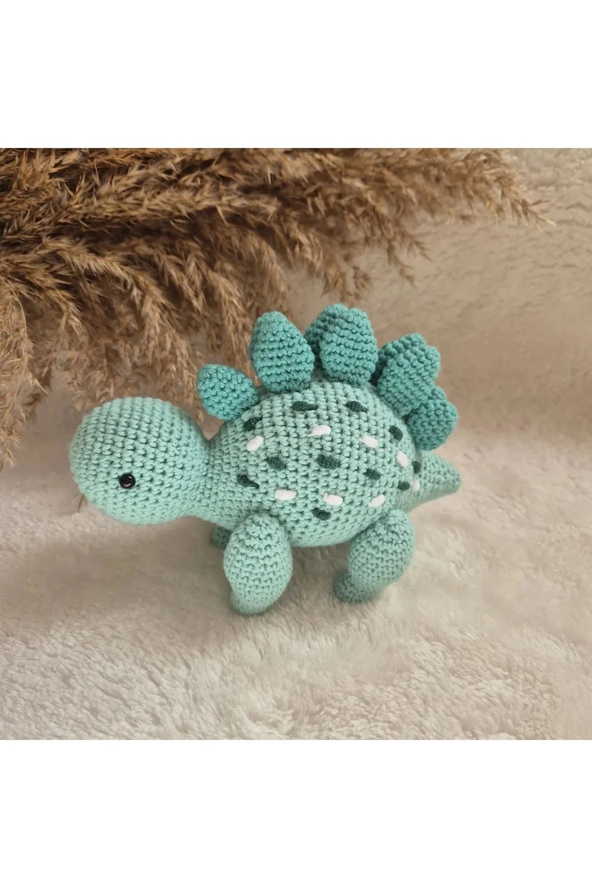 Handmade Crochet Dino Toy Set 4pc