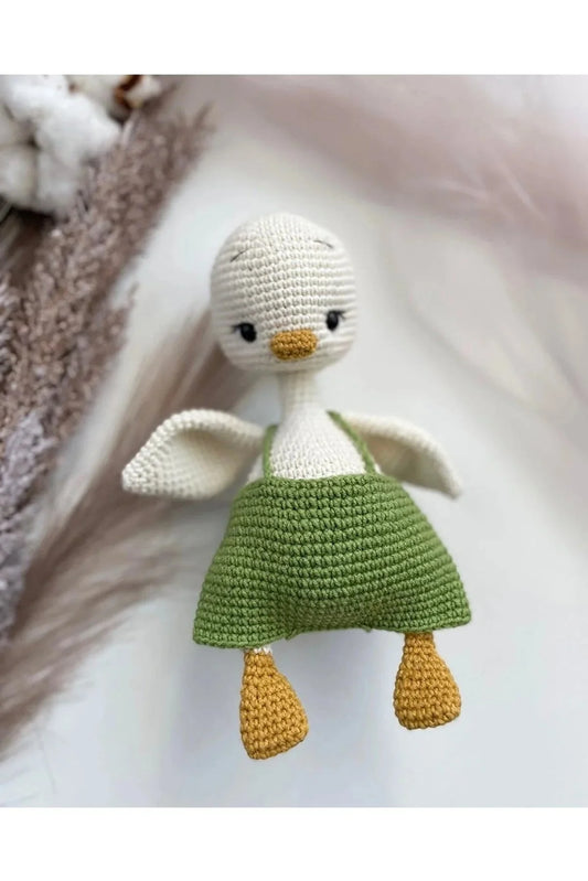 Crochet Cute Duck Dorby Toy