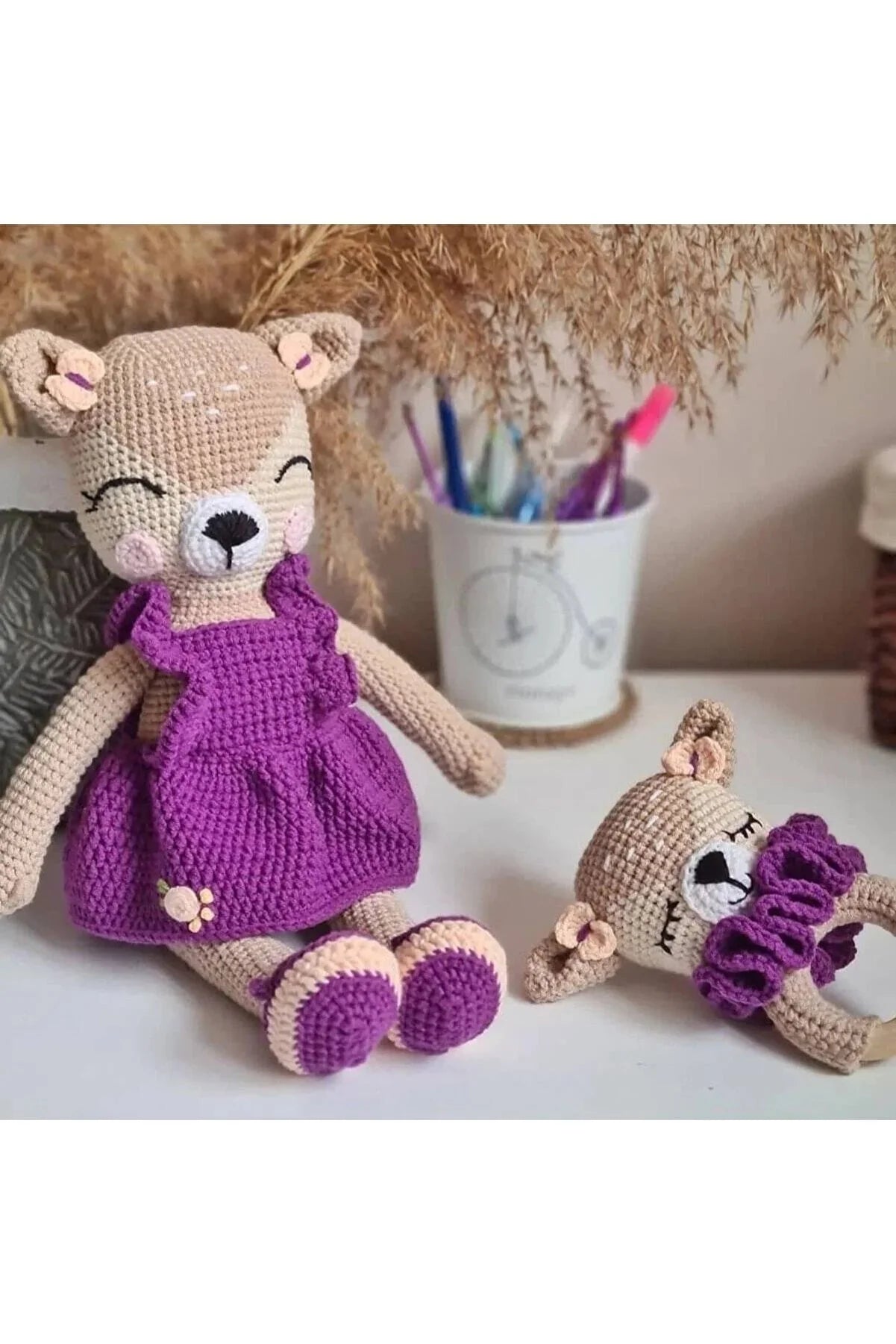 Crochet Cute Baby Gazelle Toy