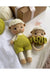 Handmade Crochet Sheep in Green Jumpsuit Toy Gift Set (2pc)