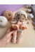 Crochet Cute Sheep Girl Toy in Light Pink Dress
