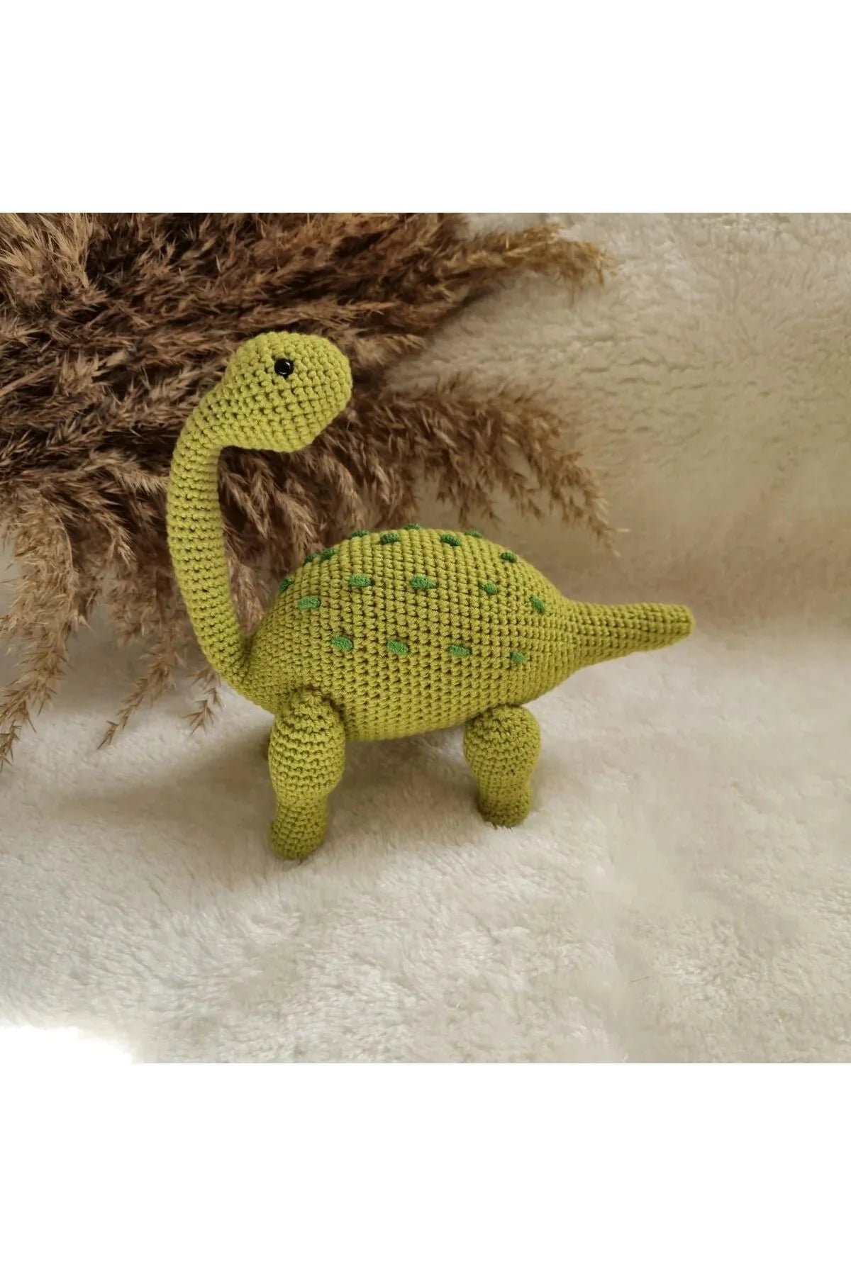 Handmade Crochet Dino Toy Set 4pc