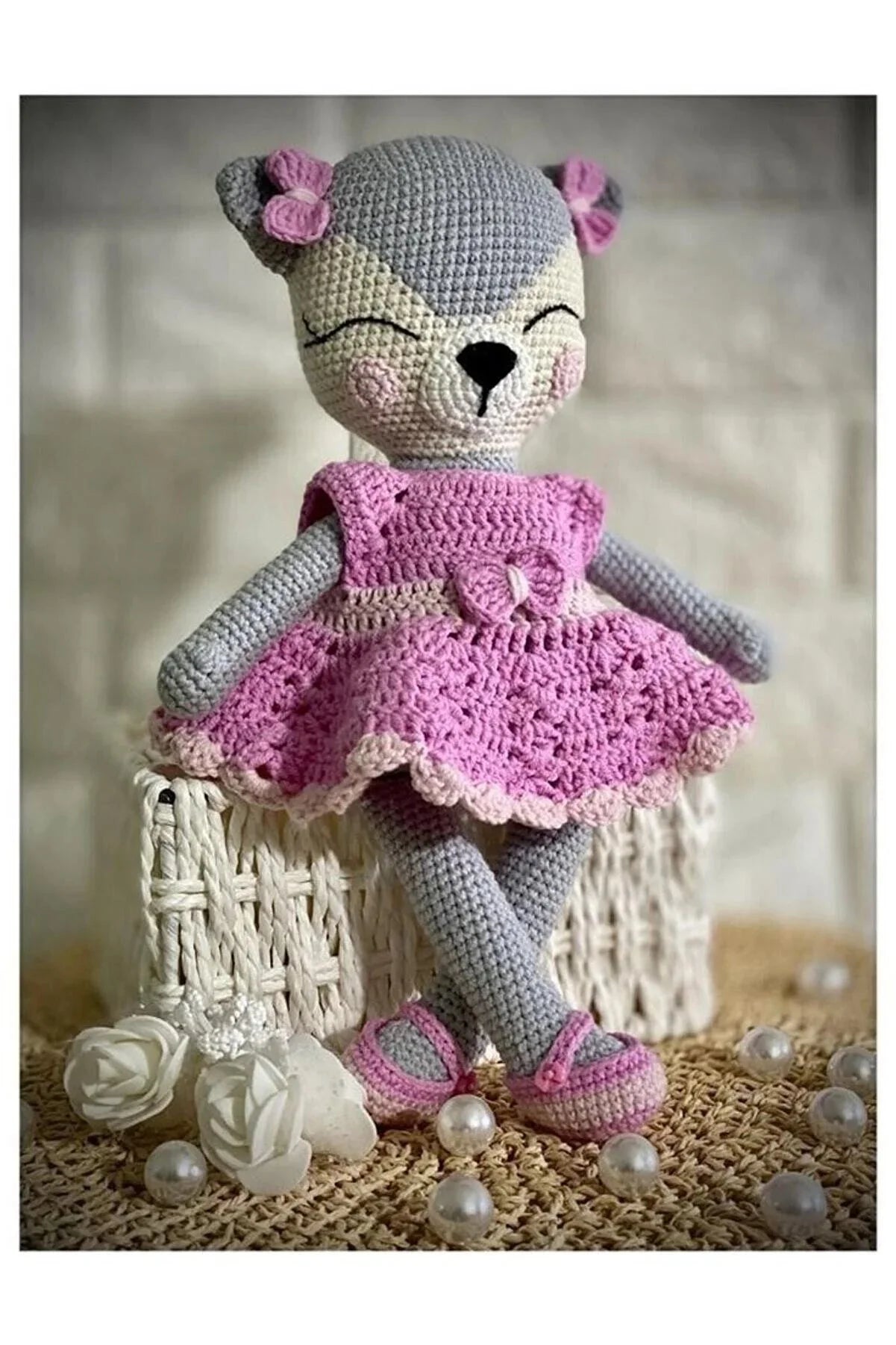 Crochet Cute Baby Gazelle Toy