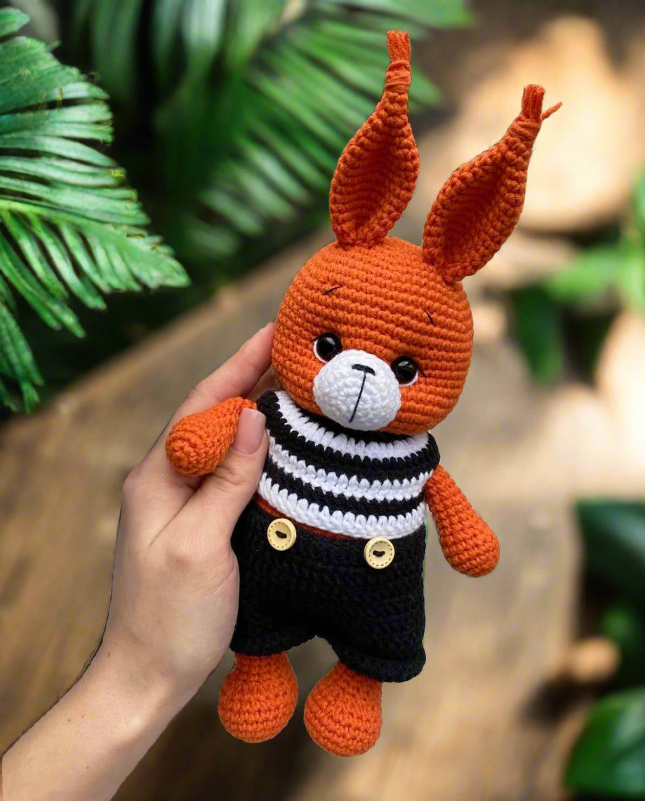 Crochet Cute Squirrel Toy