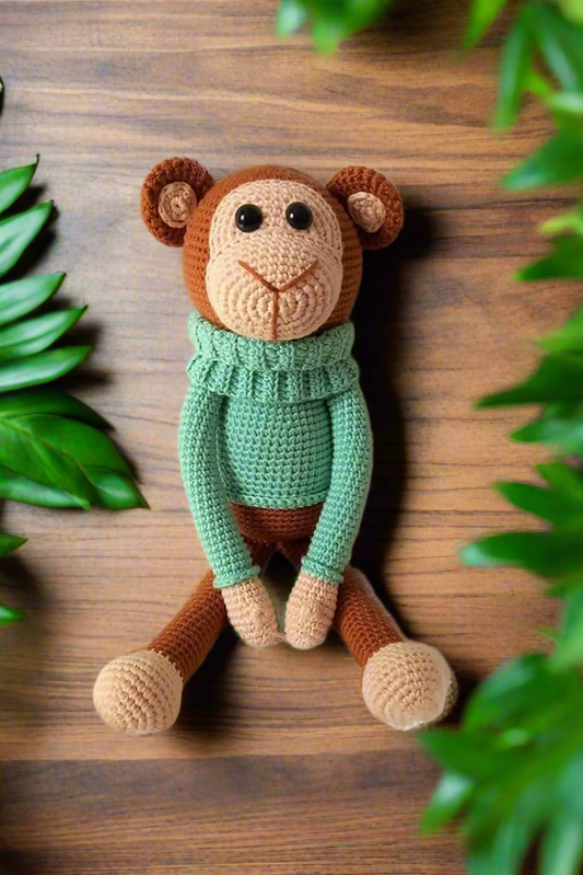 Crochet Cute Big Monkey Toy