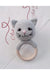Crochet Cute Cat Rattle Toy