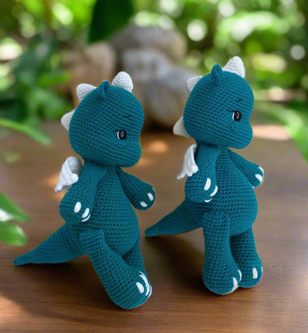 Crochet Cute Dino Toy