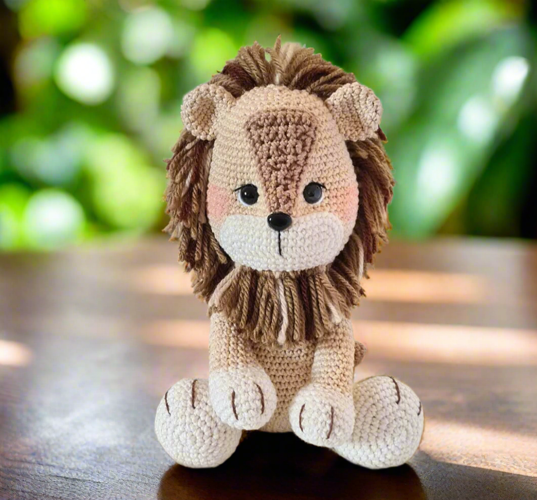 Crochet Cute Lion Toy