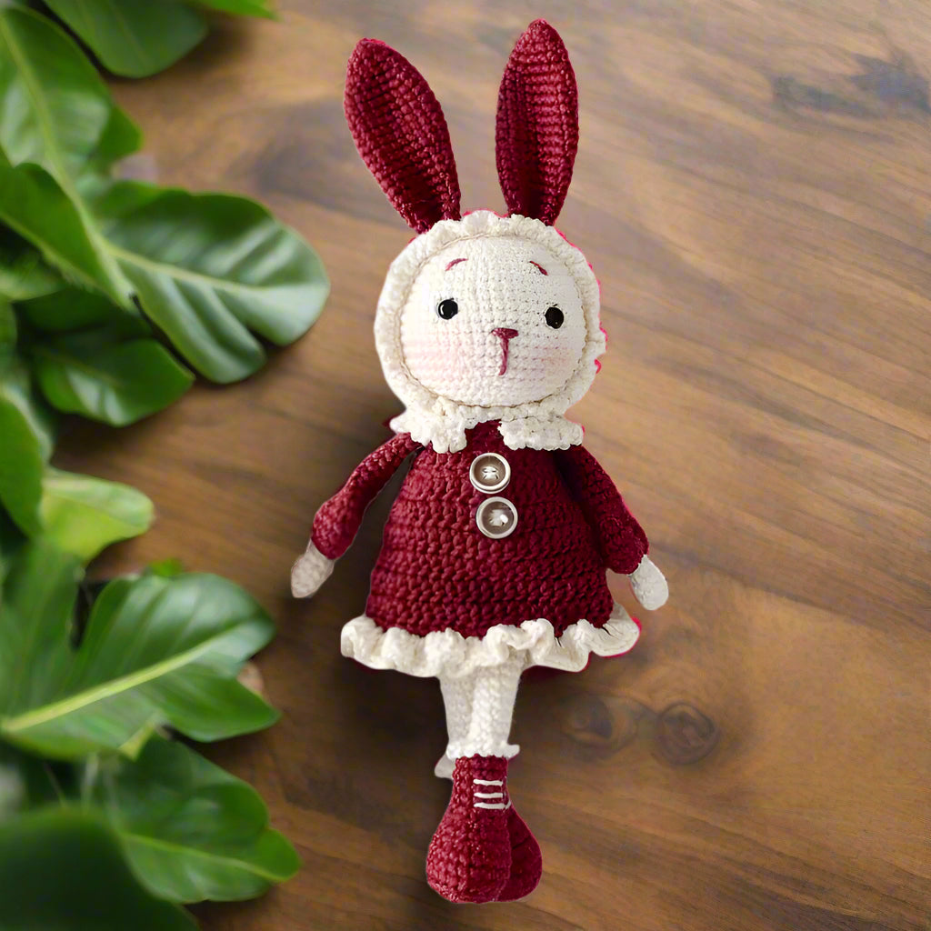 Crochet Cute Little Bunny Doll Toy
