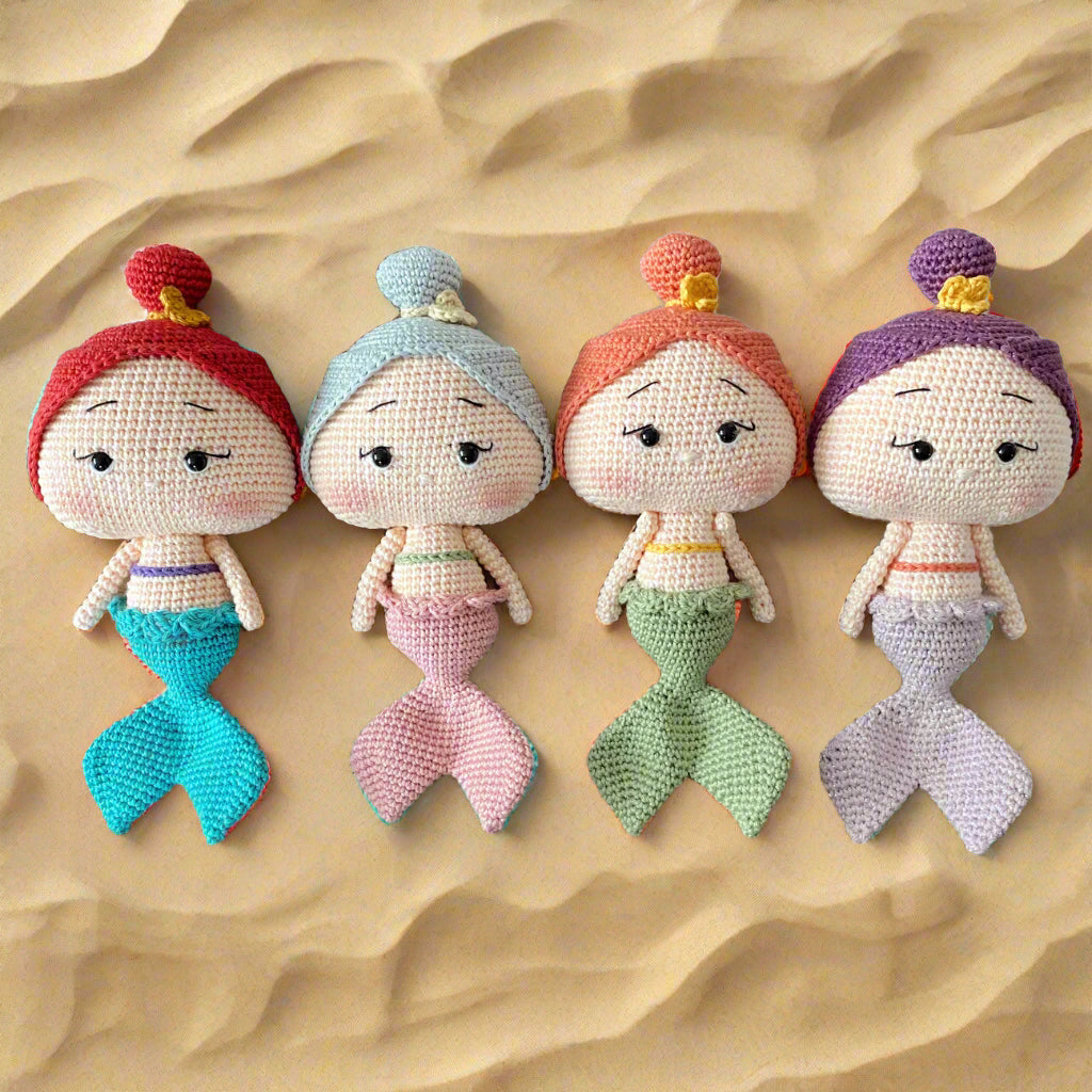 Crochet Cute Mermaid Doll Toy
