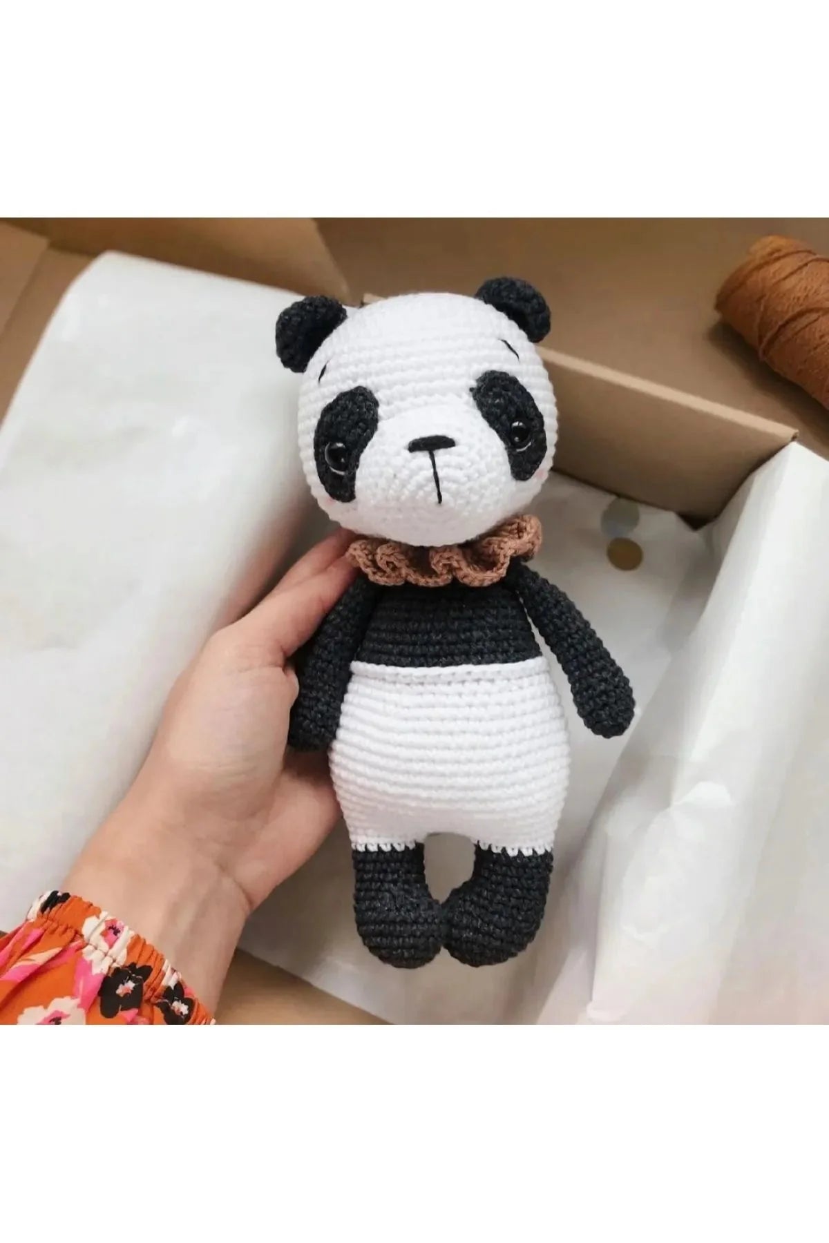 Handmade Crochet Cute Panda Toy