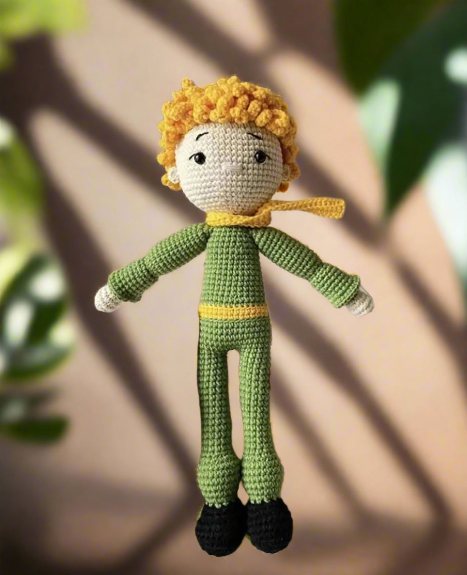 Crochet Little Prince Doll Toy
