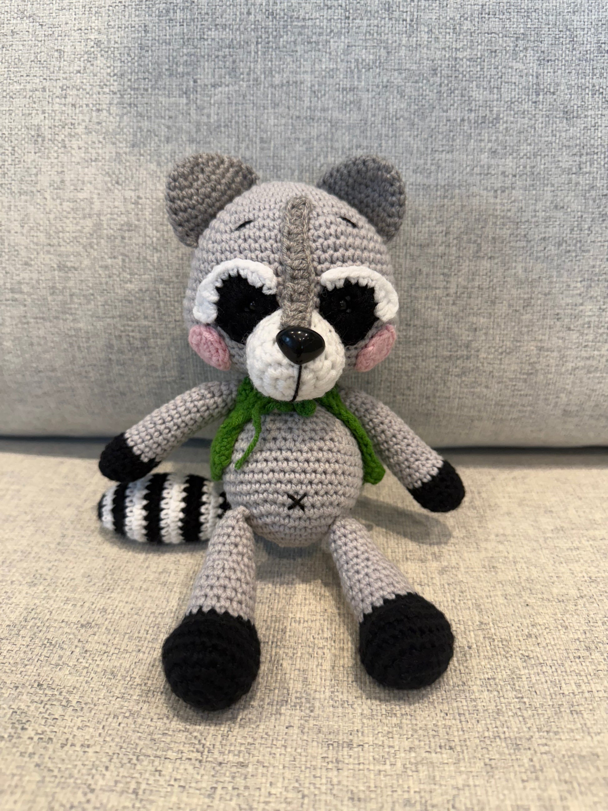 Crochet Raccoon Toy