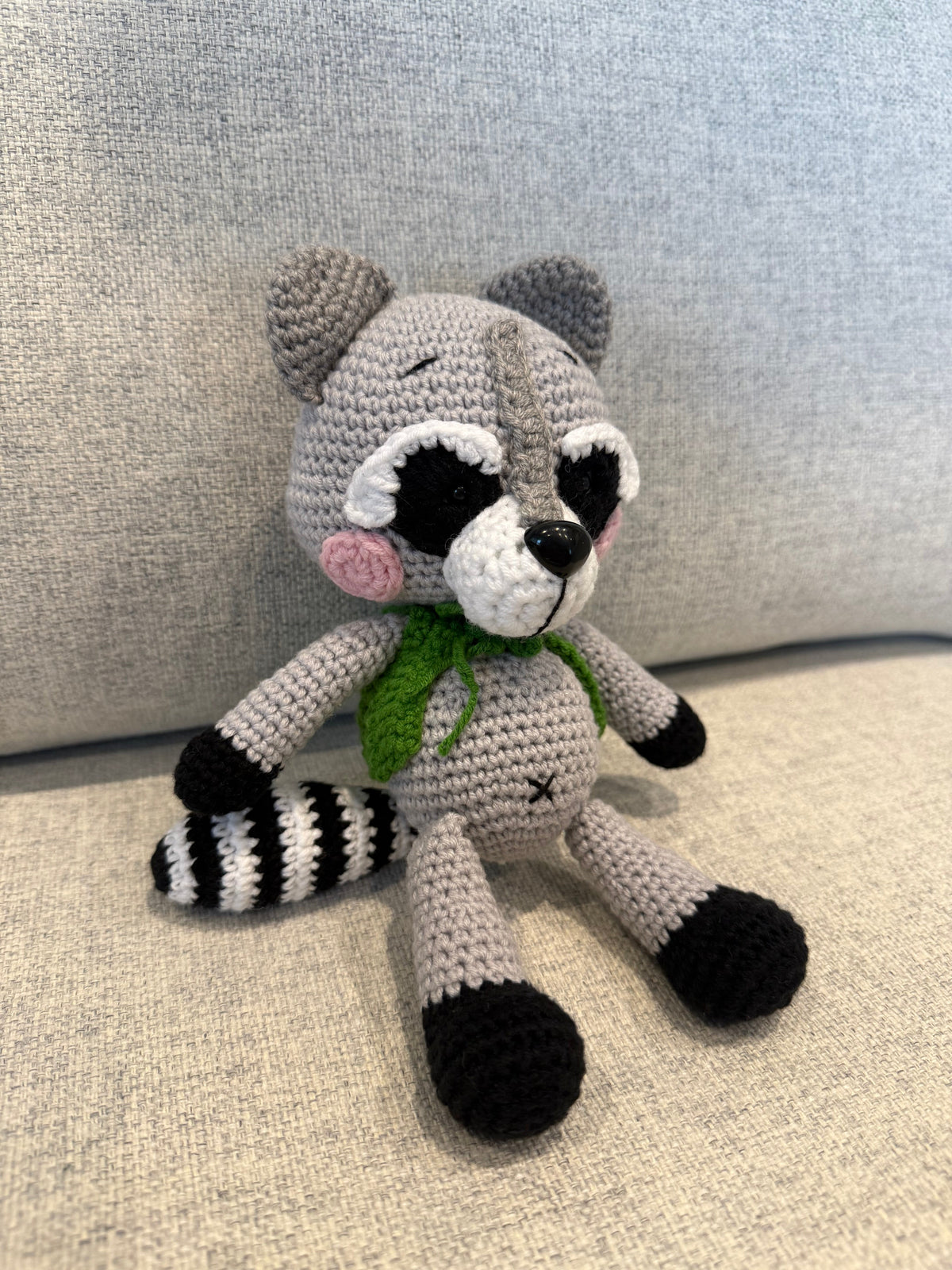 Crochet Raccoon Toy