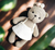 Crochet Teddy Bear with White Dress Toy