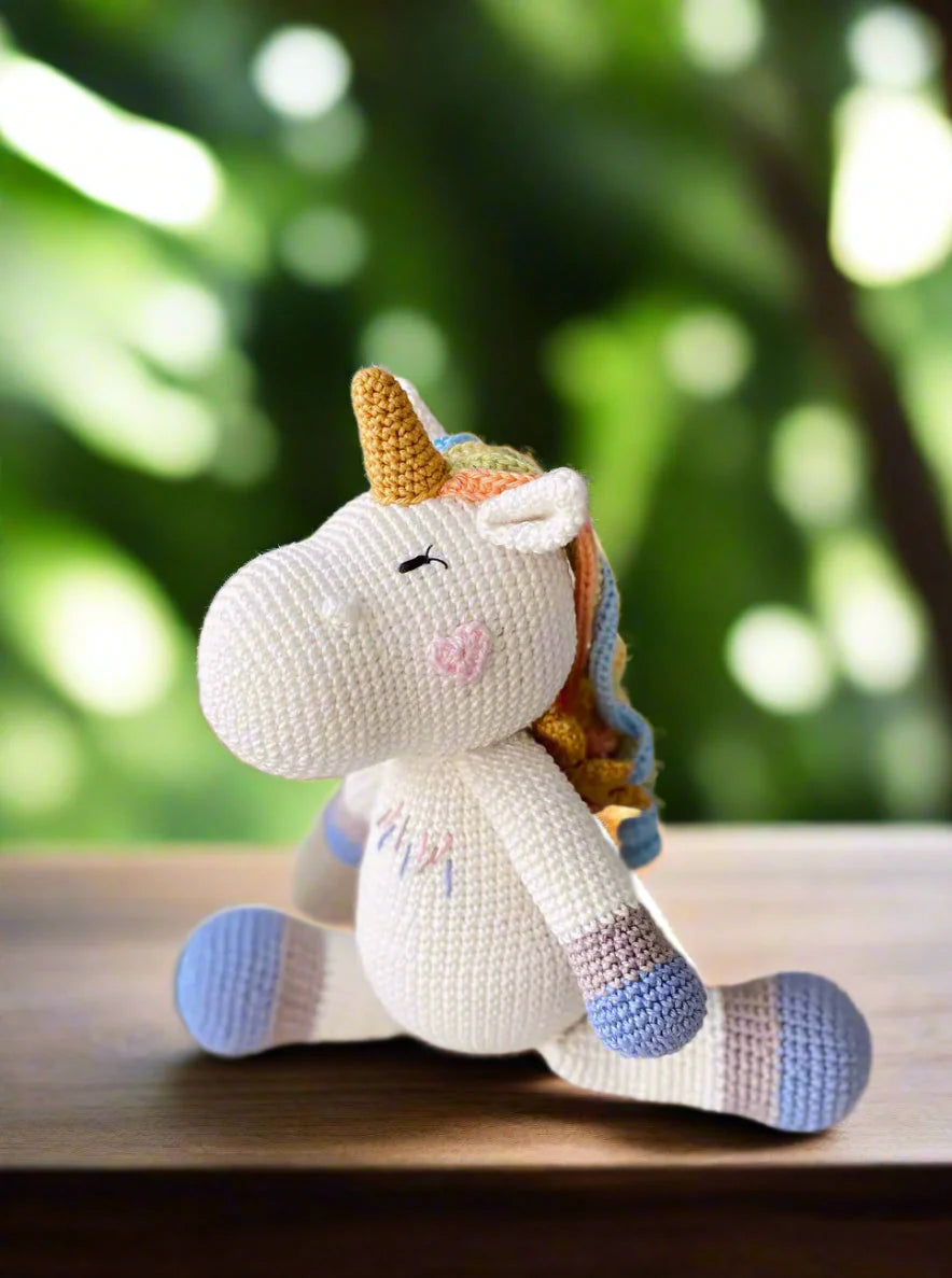 Crochet Unicorn Toy