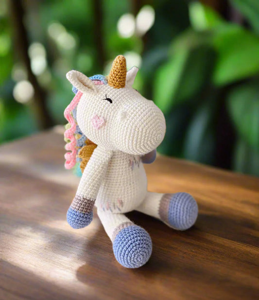 Crochet Unicorn Toy