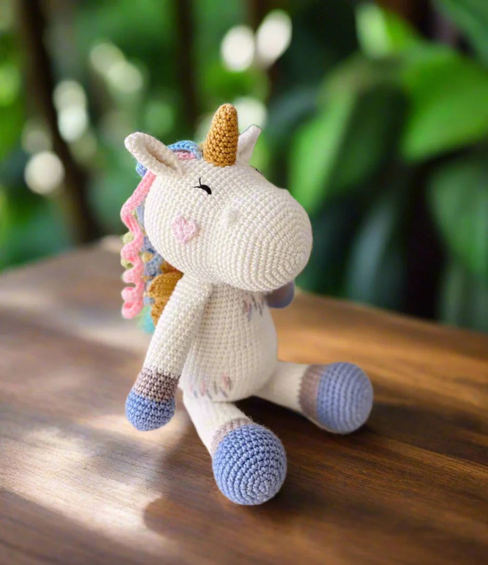 Crochet Unicorn Toy