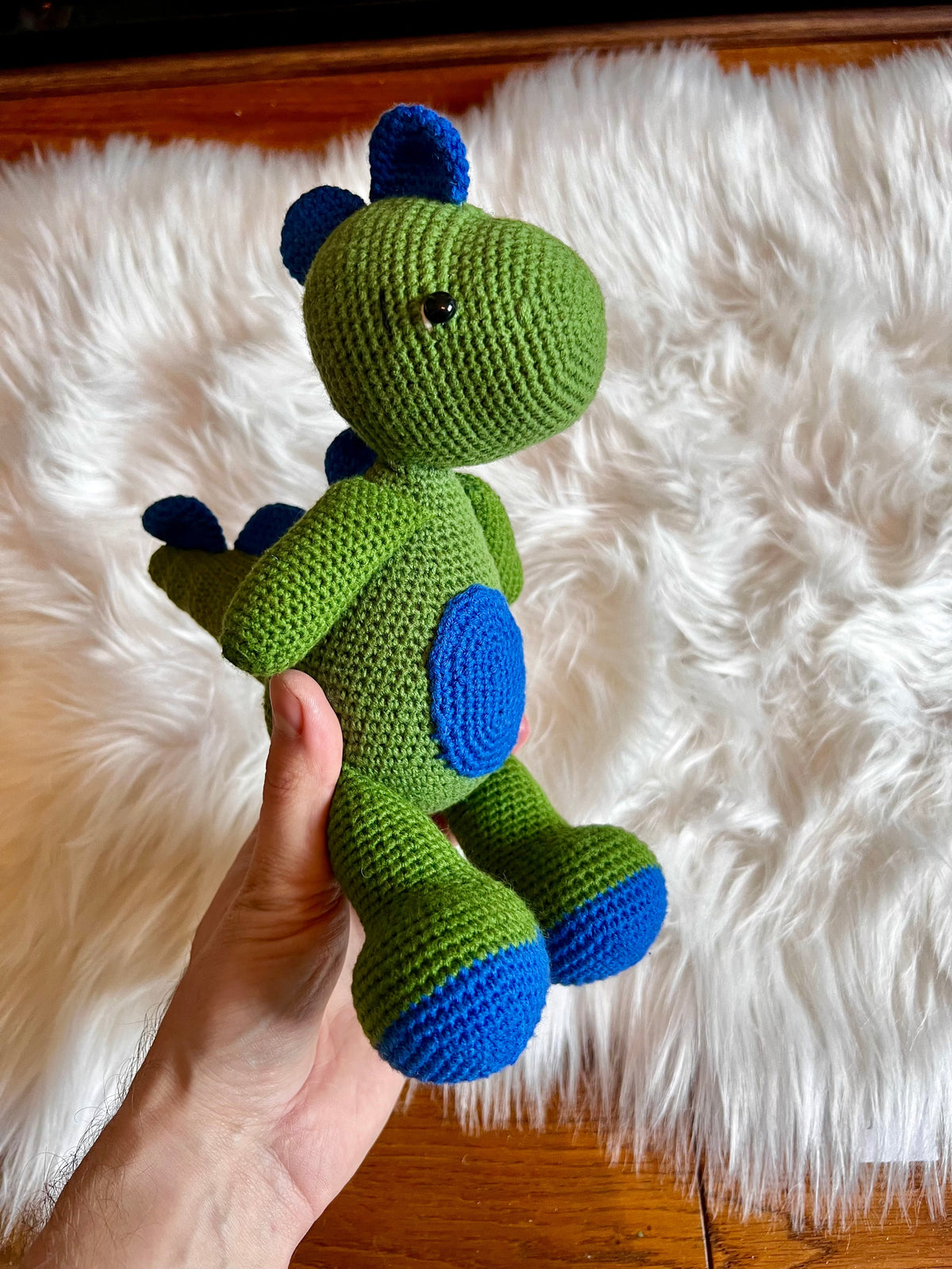Crochet Little Dino Toy