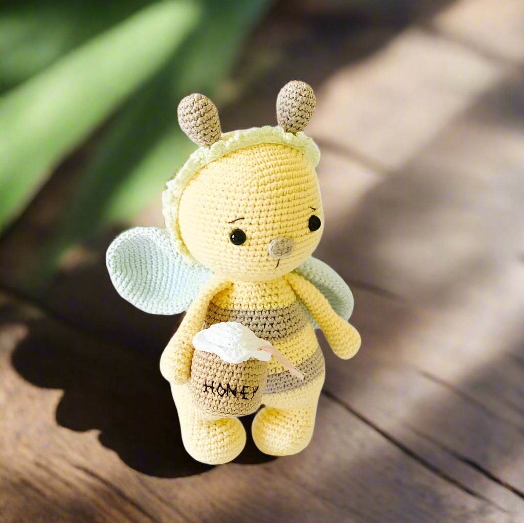 Handmade Crochet Cute Bee Toy