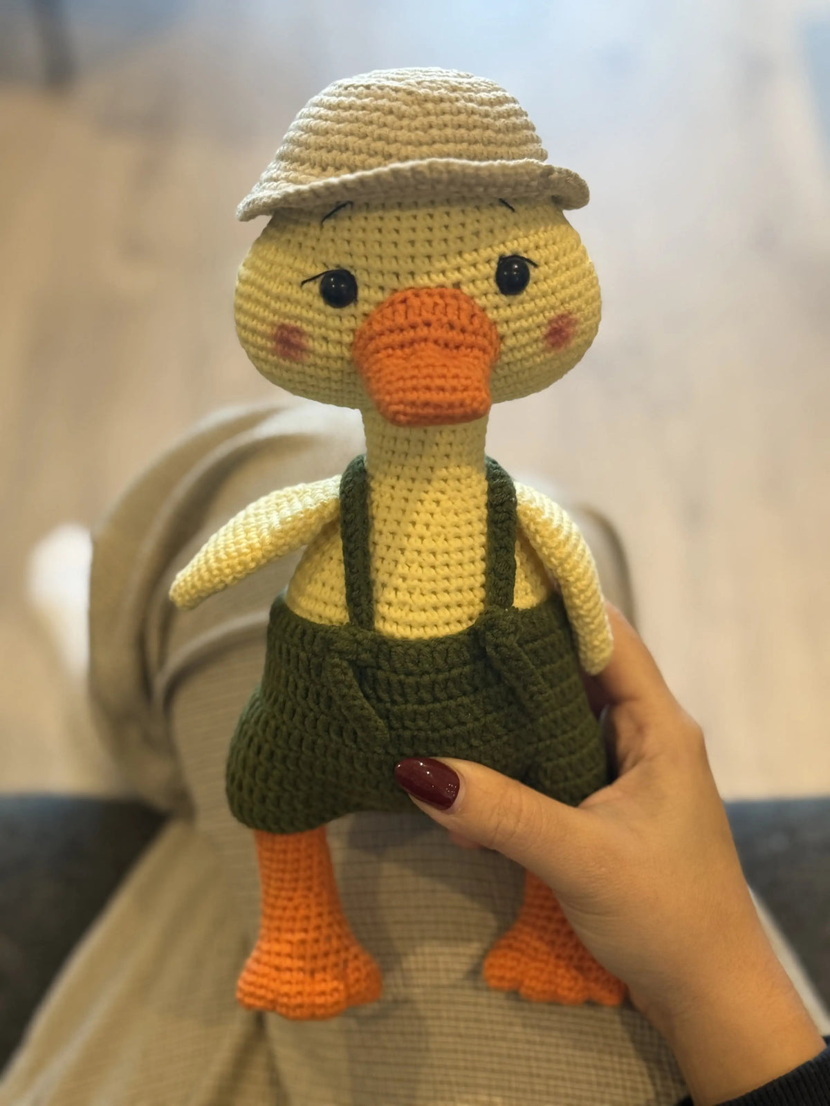 Handmade Crochet Cute Duck Toy