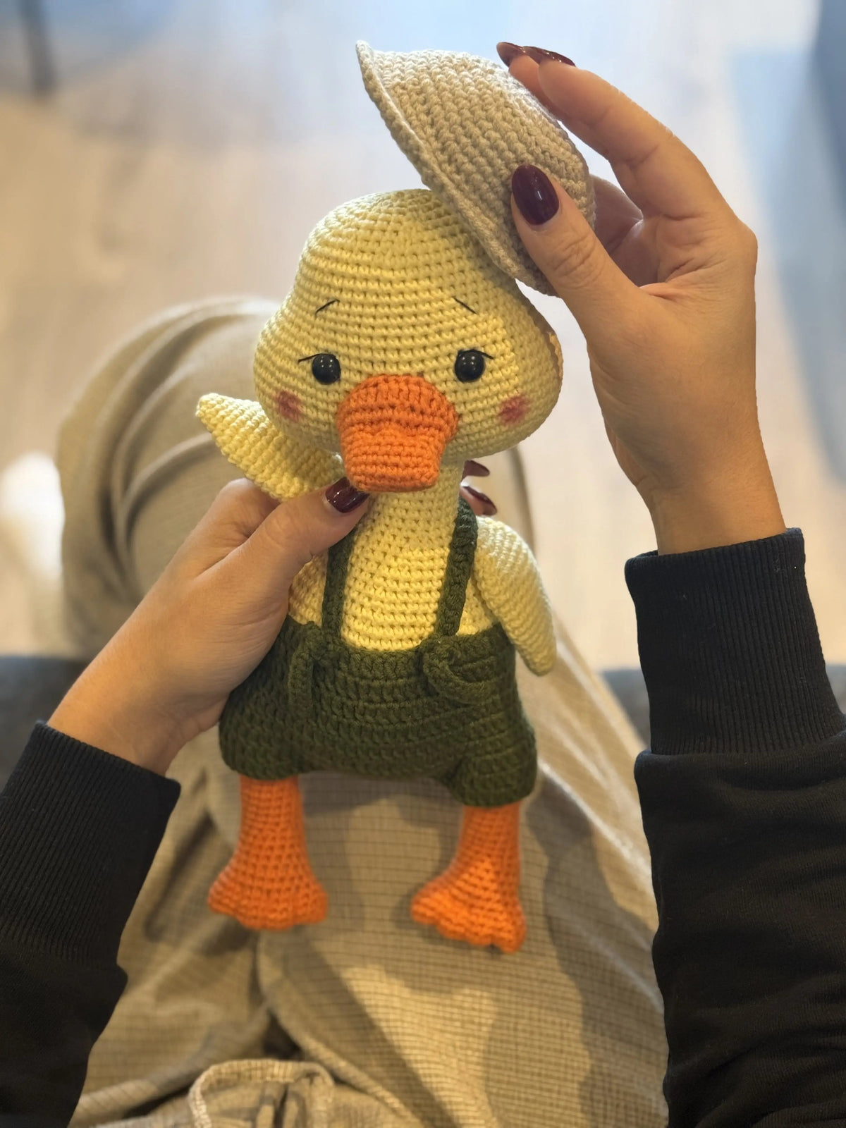 Handmade Crochet Cute Duck Toy