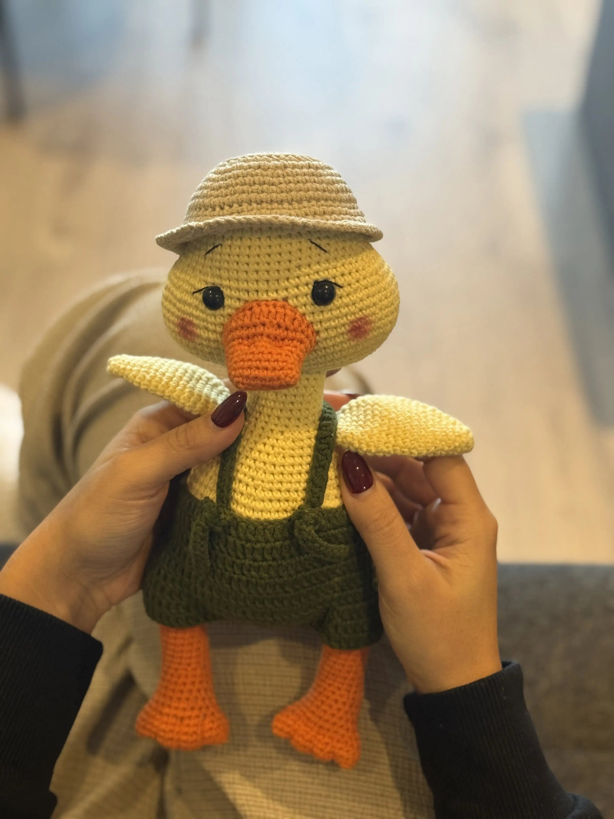 Handmade Crochet Cute Duck Toy