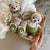Handmade Crochet Teddy Bear in Green Jumpsuit Toy Gift Set (4pc)