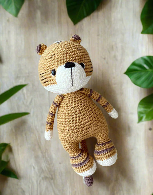 Handmade Crochet Tiger Toy