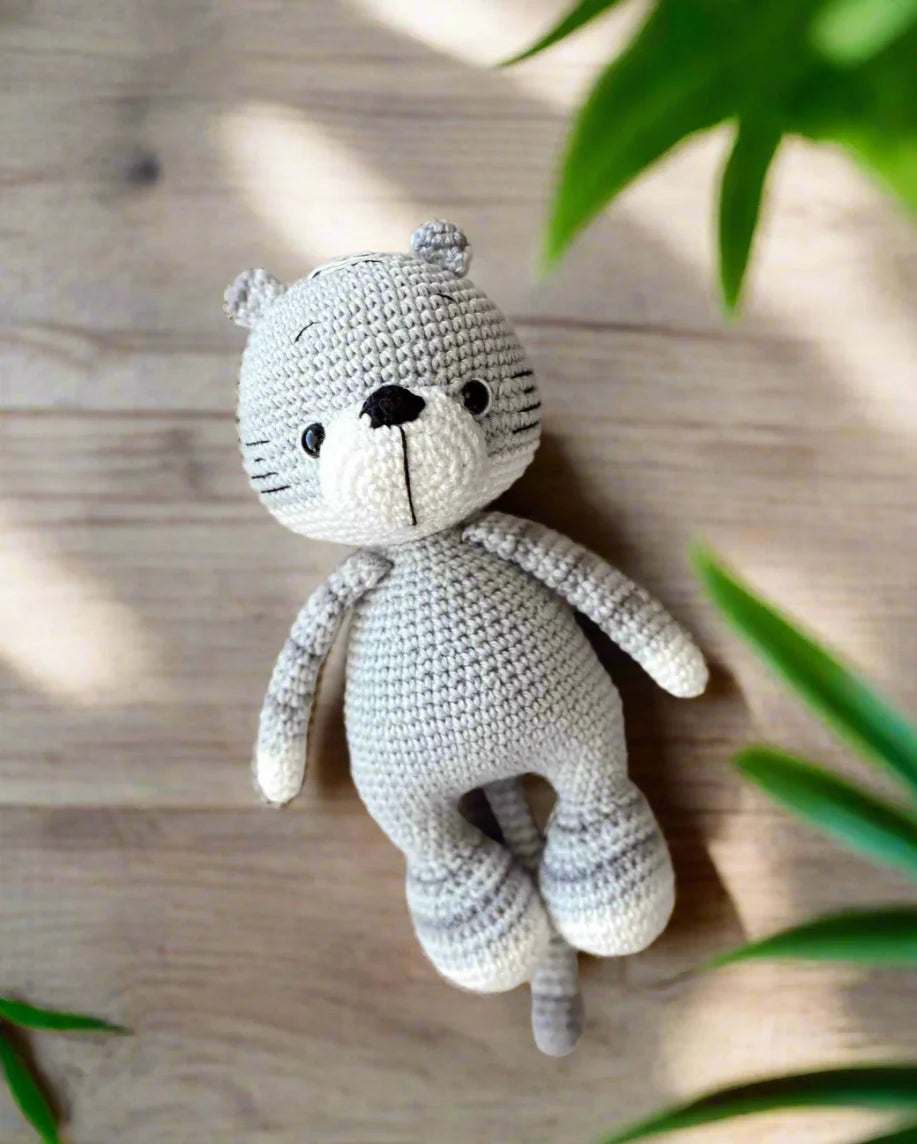 Handmade Crochet Tiger Toy