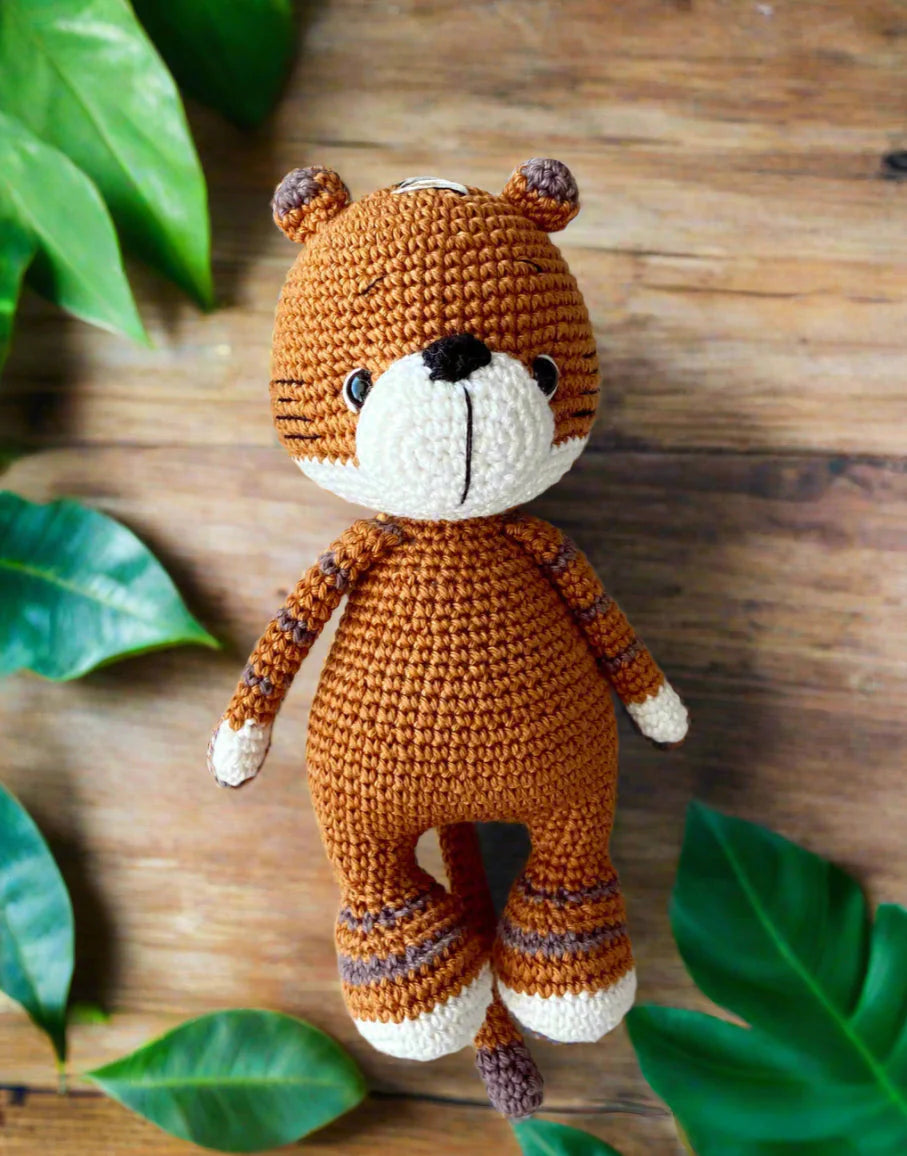 Handmade Crochet Tiger Toy