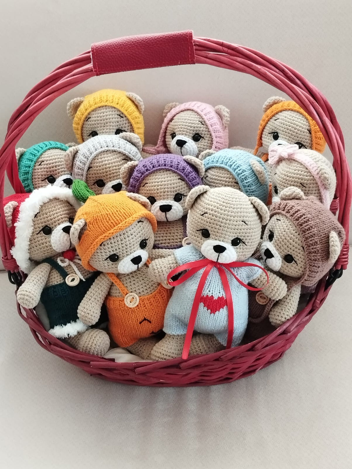 Joy Bear – Customisable Crochet Teddy Bear with Changeable Outfit