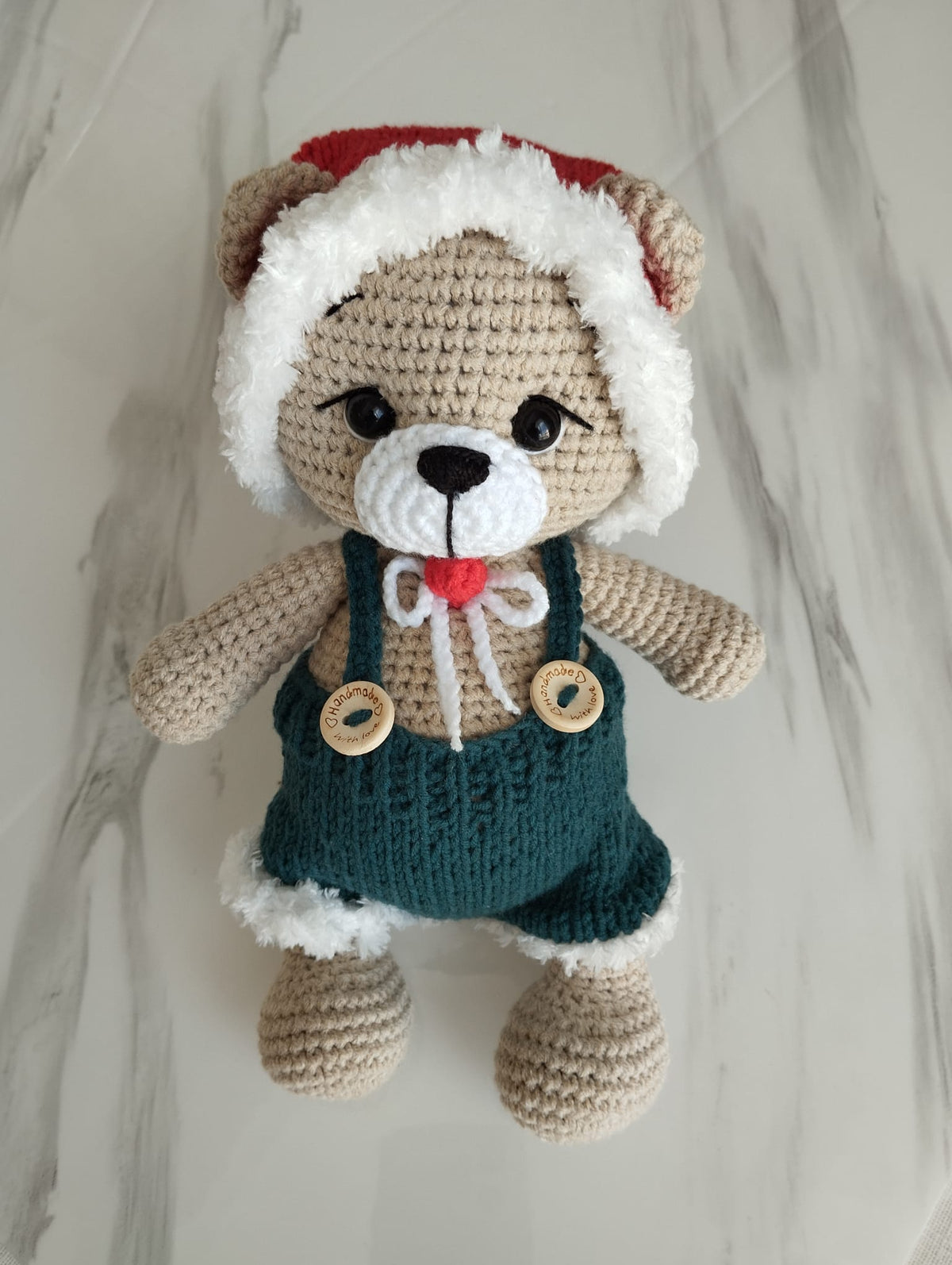 Joy Bear – Customisable Crochet Teddy Bear with Changeable Outfit