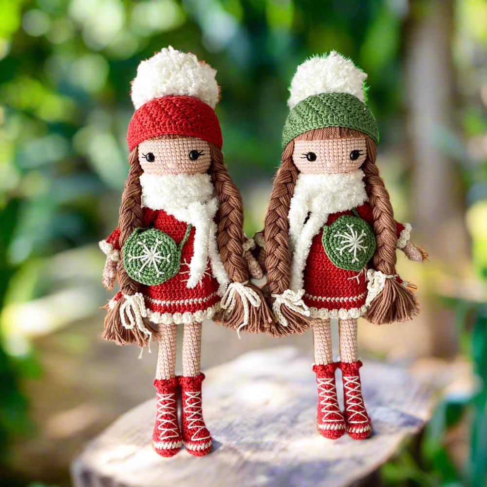 Long-Haired Crochet Doll – Handmade Toy with Sweet Braids