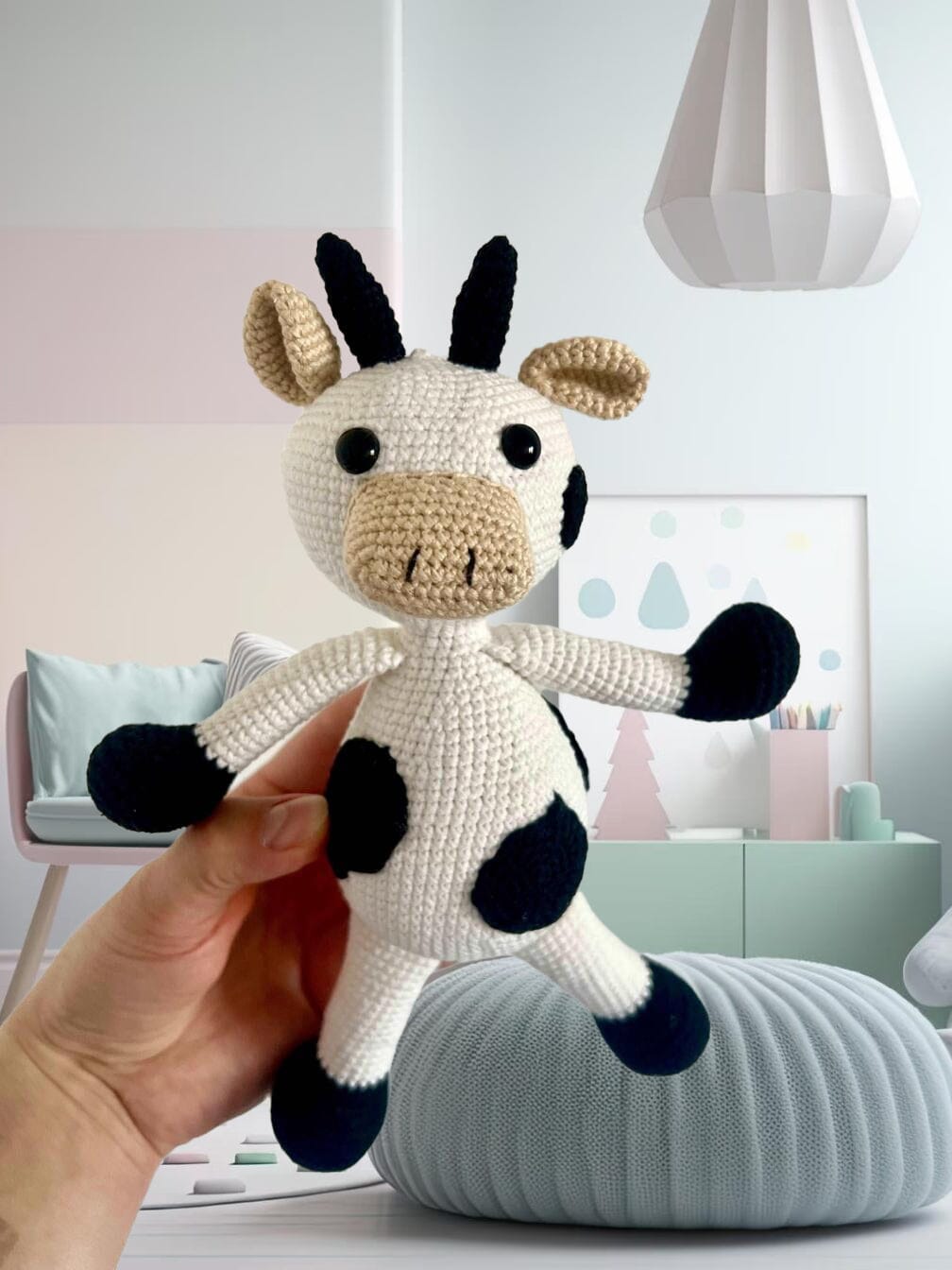 Crochet Little Cow Toy