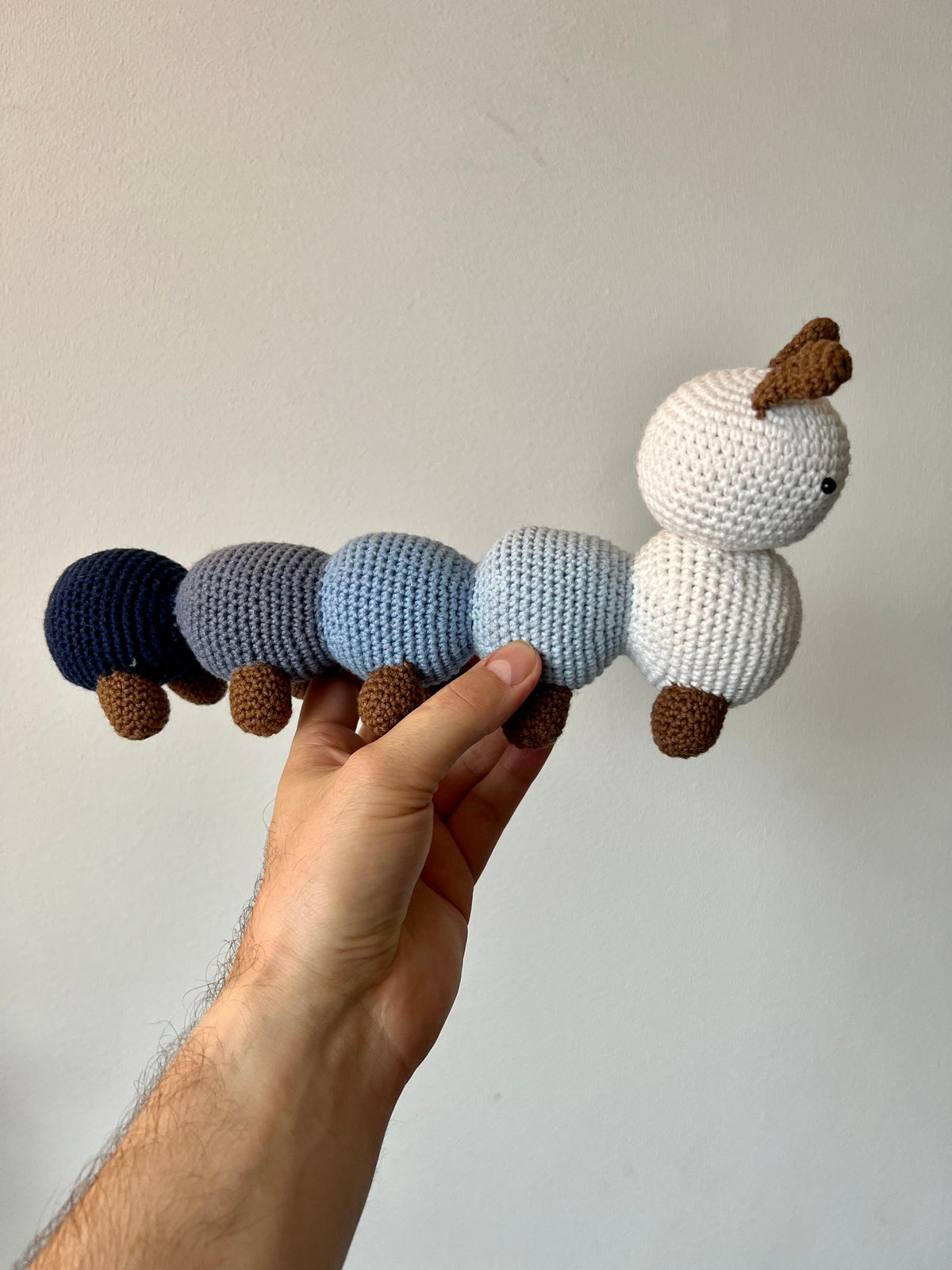 Crochet Little Cute Caterpillar Toy