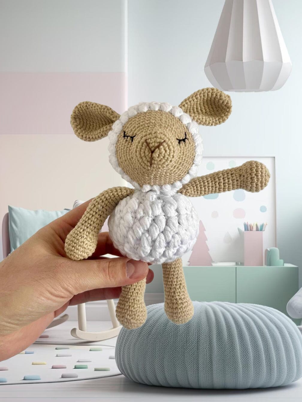 Crochet Little Cute Sheep Toy