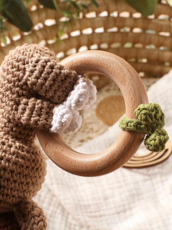 Crochet Rattle Toy Deer