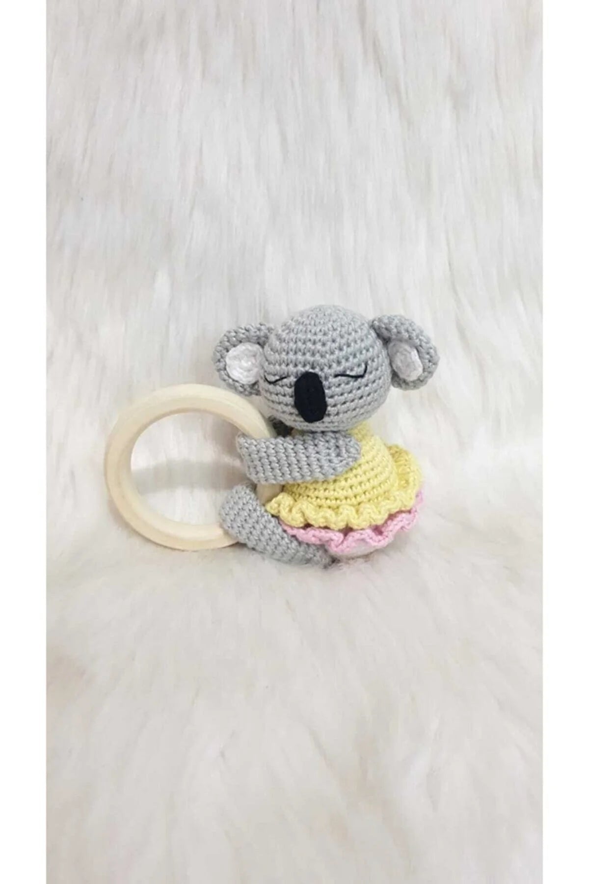 Crochet Rattle Toy Koala