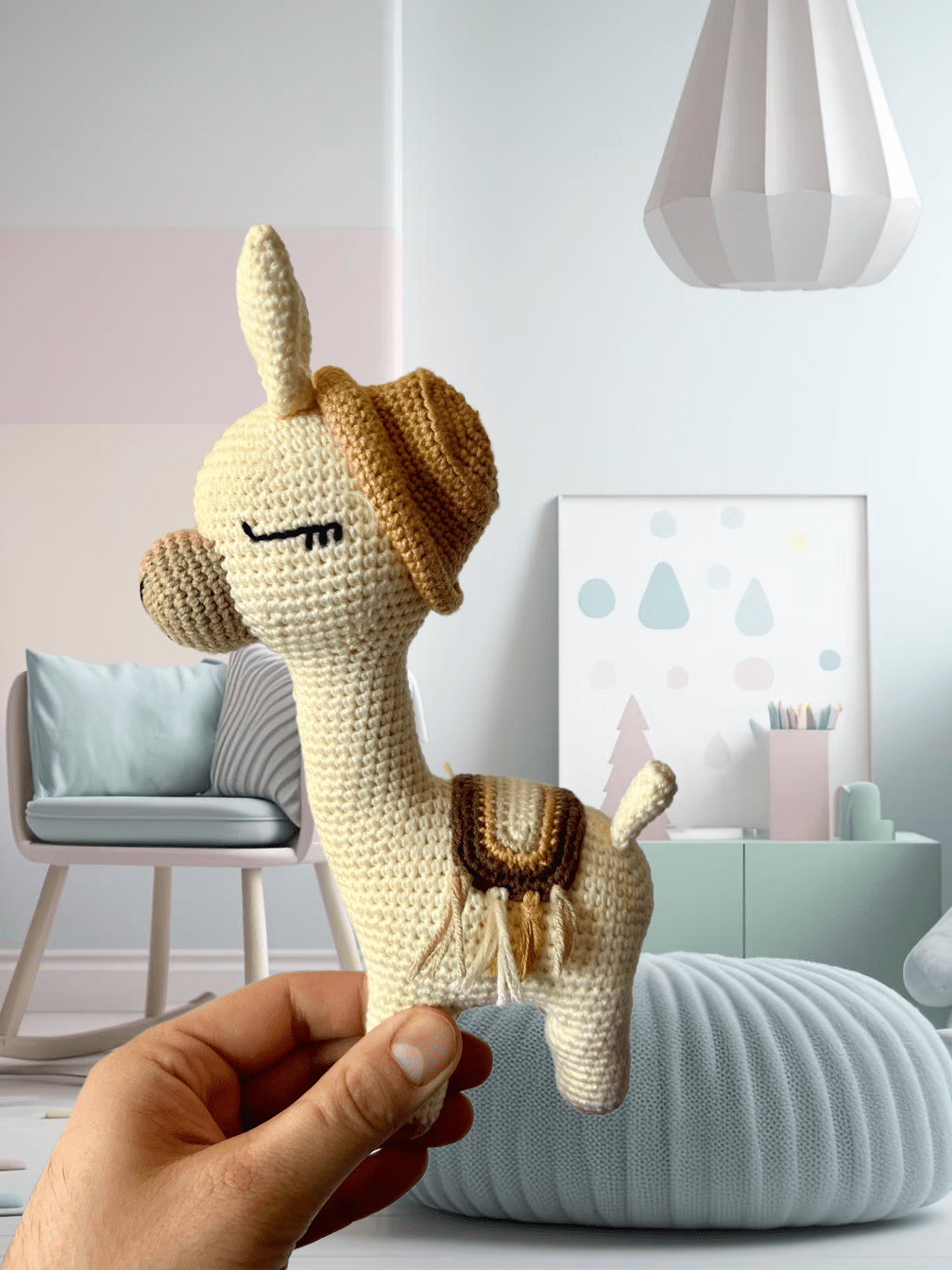 Crochet Toy Gift Set Llama 3pc