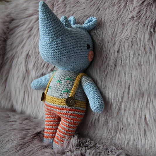 Crochet Rhinoceros Toy