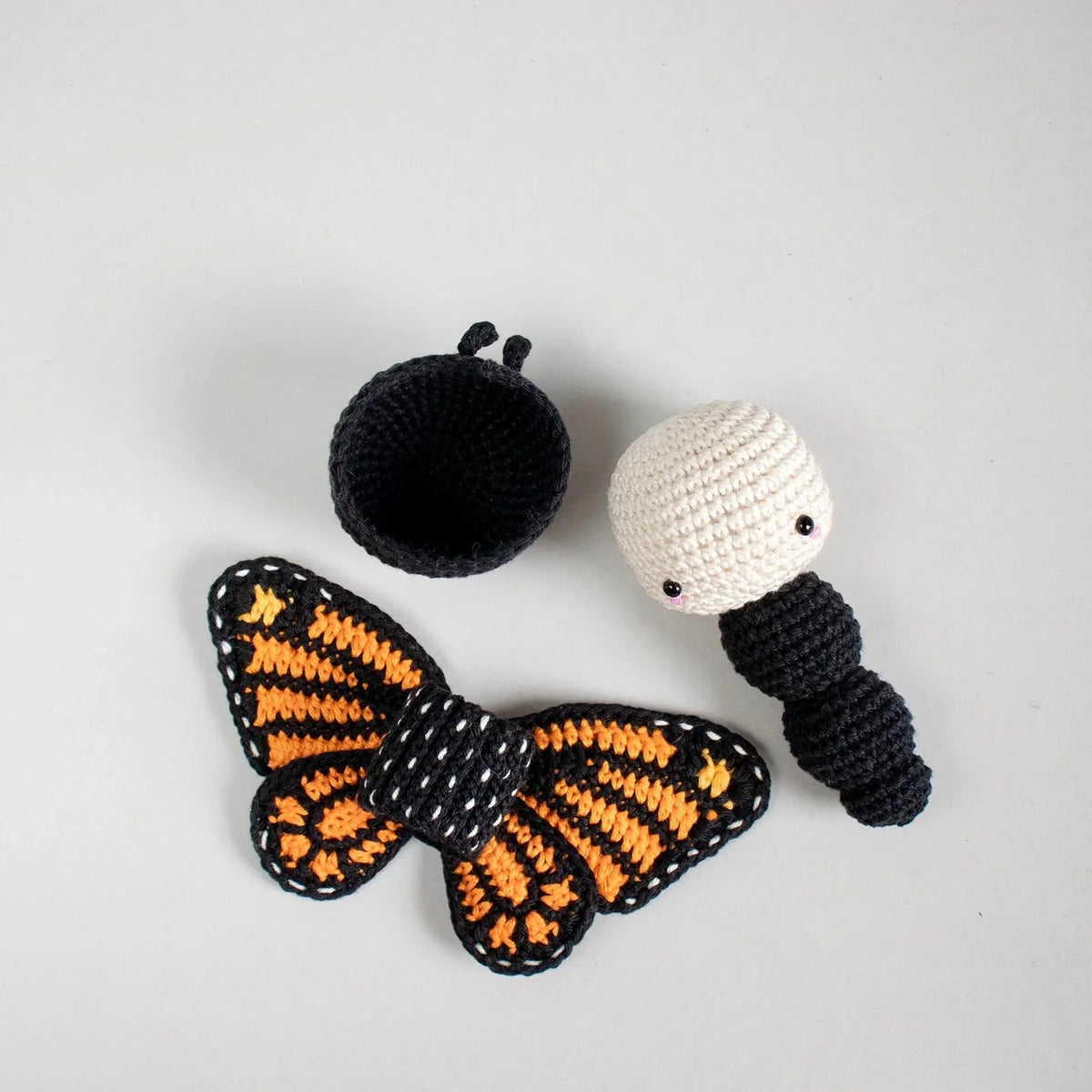 Crochet Cute British Copper Butterfly Toy