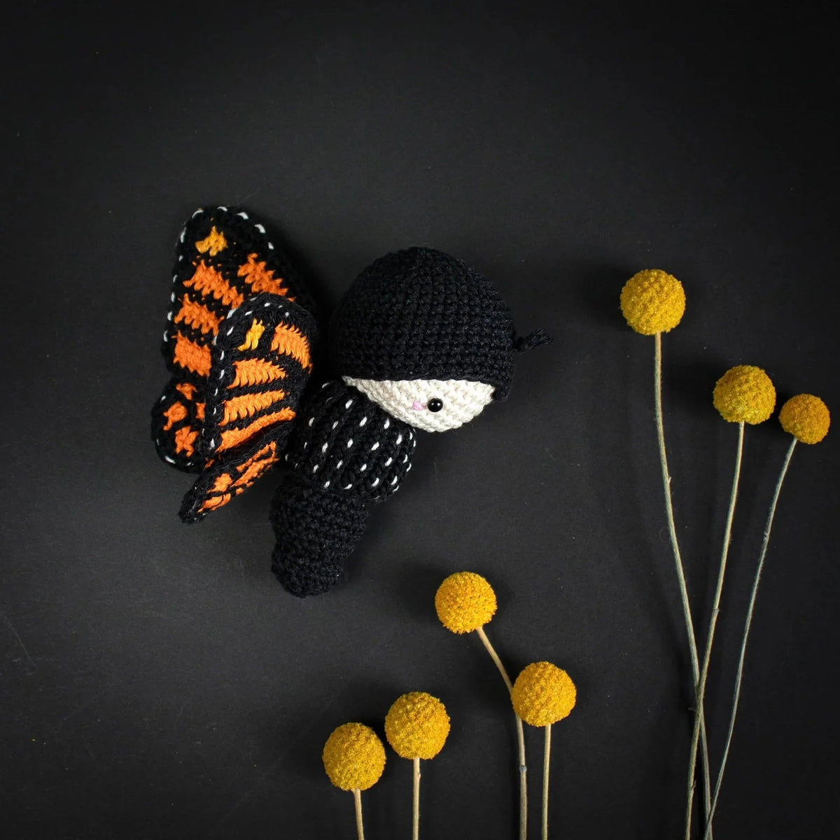 Crochet Cute British Copper Butterfly Toy